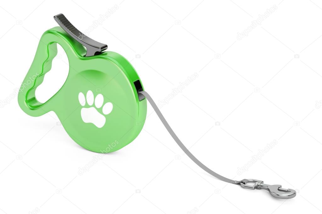 Automatic Retractable Traction Rope. Walking Lead Leash, 3D rend