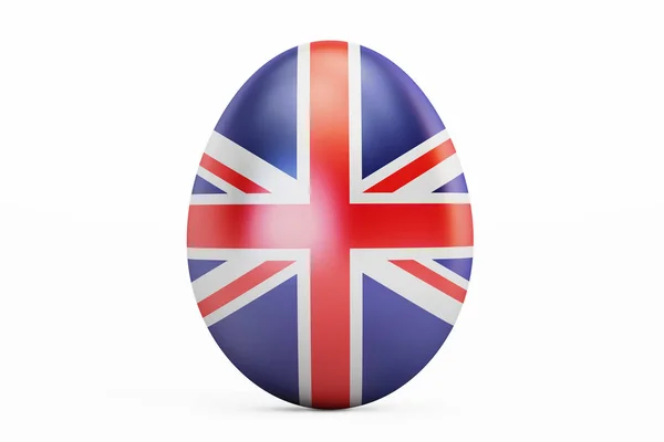 Brit húsvéti tojás, 3d-leképezés — Stock Fotó