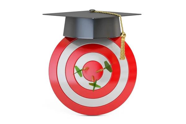 Graduation Goal, Education Target Concept, 3D rendering — Stock Photo, Image