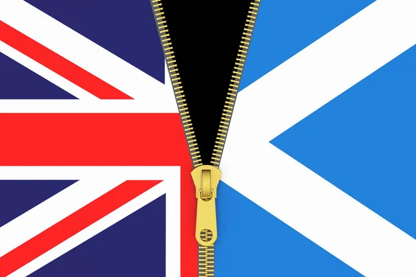 Velké Británie a ve Skotsku, konec referendu koncept — Stock fotografie
