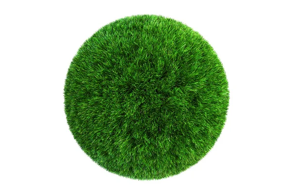 Трава м'яч, 3D рендеринг — стокове фото