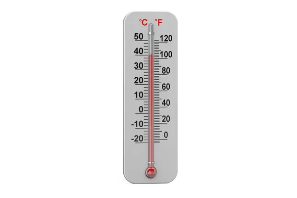 Termometr, renderowania 3d — Zdjęcie stockowe