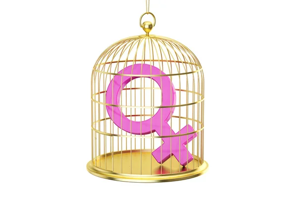 A női nemi szimbólum, 3d rendering Madárfészek — Stock Fotó