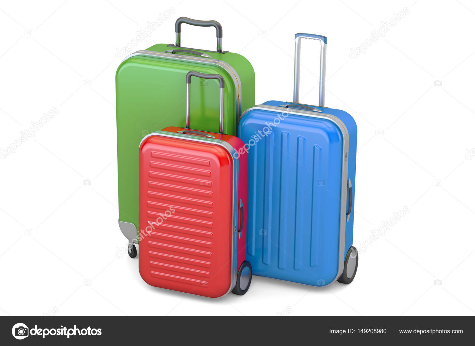 colorful suitcase