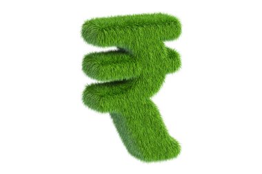Çimenli Rupisi sembolü, 3d render 
