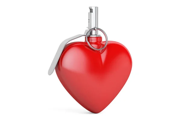 Herzgranate, 3D-Darstellung — Stockfoto