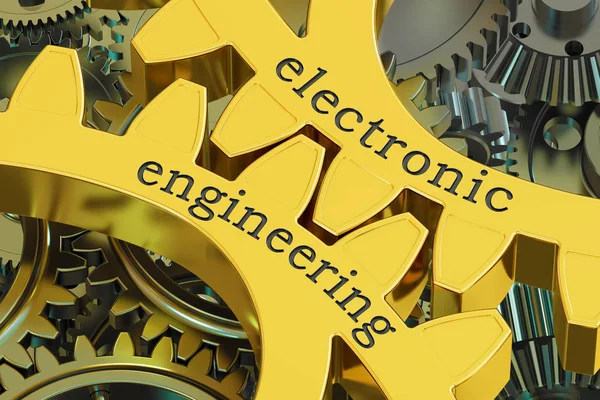 Electronic Engineering koncept på dreven, 3d-rendering — Stockfoto