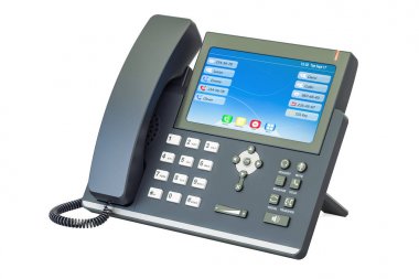 Modern IP telefon, 3d render