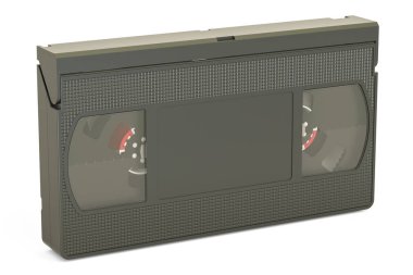 Video kaset closeup, 3d render