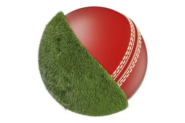 Cricket boll koncept, 3d-rendering — Stockfoto