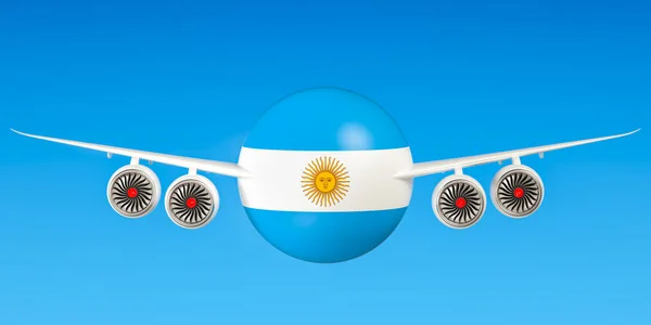 Aerolíneas argentinas y vuelos, concepto de vuelos a Argentina. 3. — Foto de Stock