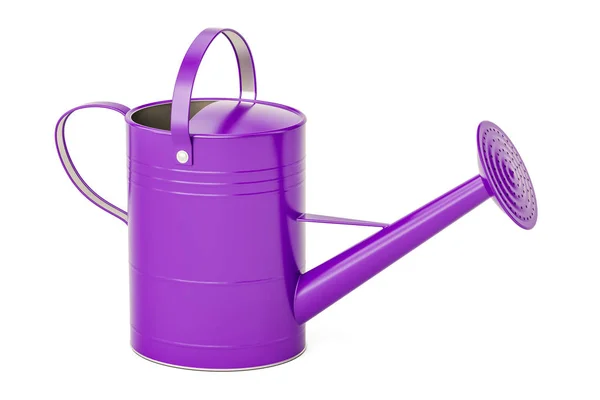 Фіолетова поливна банка, 3D візуалізація — стокове фото