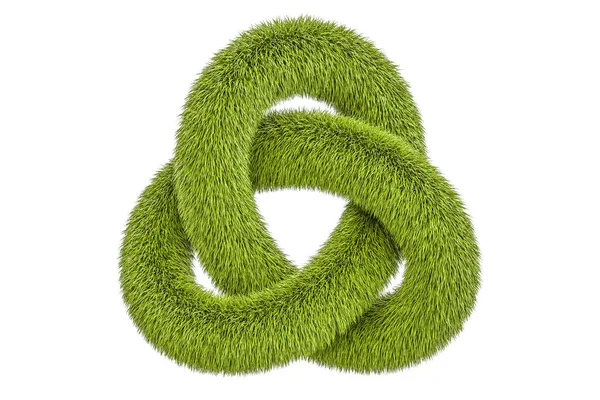 Çimenli Trefoil düğüm, 3d render