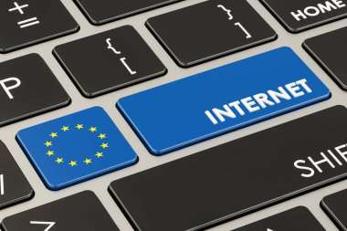 AB kavramı, 3d render Internet