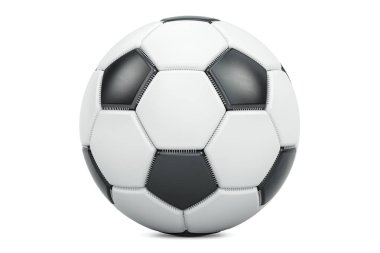 Futbol topu closeup, 3d render