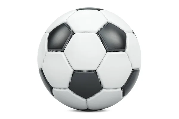 Ballon de football gros plan, rendu 3D — Photo