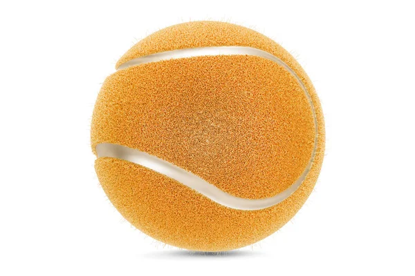 Altın tenis topu, 3d render — Stok fotoğraf