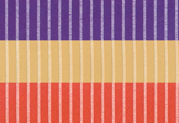 Set aus farbigem Polyestergewebe mit Streifen, Textur Hintergrund — Stockfoto