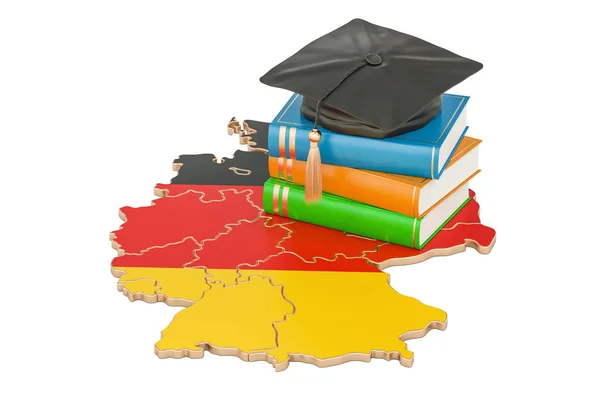 Educazione in Germania concetto, rendering 3D — Foto Stock