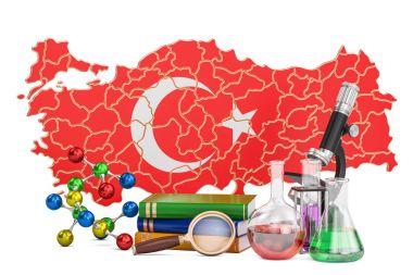 Türkiye kavramı, 3d render bilimsel araştırma