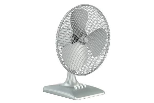 Metallic Table Fan, 3D rendering — Stock Photo, Image