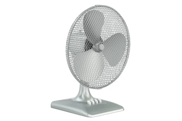 Ventilador de mesa metálico, renderização 3D — Fotografia de Stock