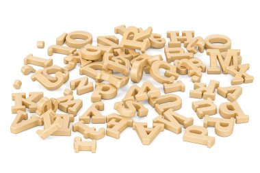 Ahşap harfler, 3d işleme yığını