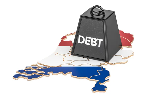 Nizozemsko státní dluh nebo rozpočtový schodek, co finanční krize — Stock fotografie