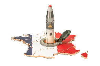 Fransız füze denize indirmek onun yeraltı silo denize indirmek facilit