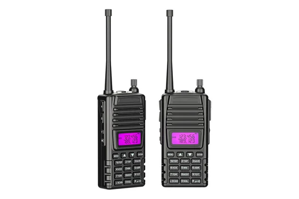 Portable radios walkie-talkie, 3D rendering — Stock Photo, Image