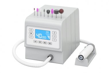 Profesyonel pedikür makine, 3d render