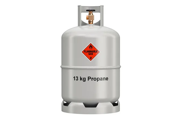 Propane cylinder, 3D rendering — Stock Photo, Image