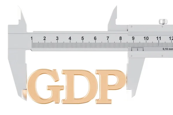 BIP Messkonzept Bruttoinlandsprodukt, 3D-Darstellung — Stockfoto