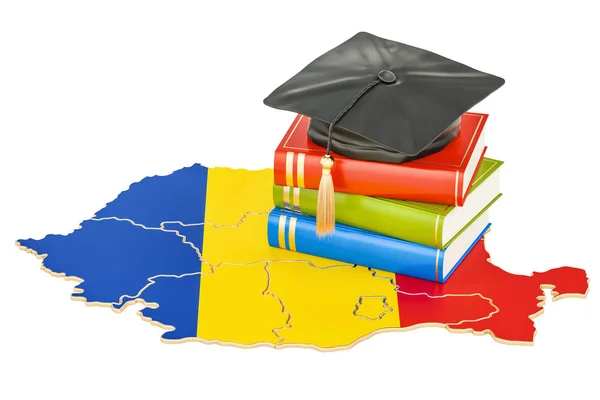 Concepto Educación en Rumania, representación 3D —  Fotos de Stock