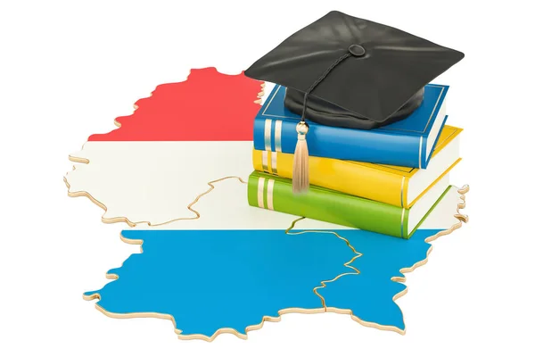 A luxemburgi koncepció, 3d rendering oktatás — Stock Fotó