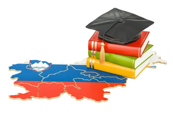 Utbildning i Slovenien koncept, 3d-rendering — Stockfoto
