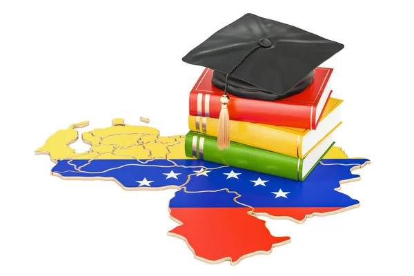 Concepto Educación en Venezuela, representación 3D —  Fotos de Stock