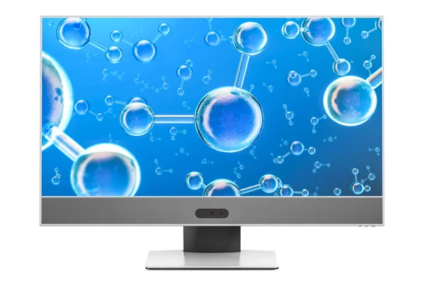 Monitor per computer, rendering 3D — Foto Stock