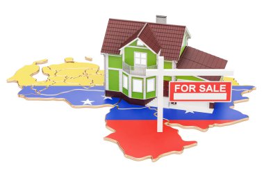 Satılık ve Kiralık Venezuela kavram, 3B oluşturma özelliği