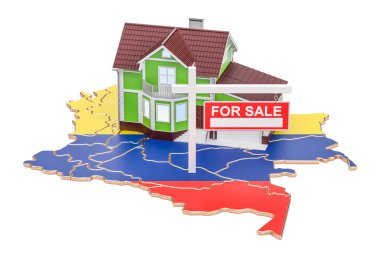 Satılık ve Kiralık Kolombiya kavram, 3B oluşturma özelliği