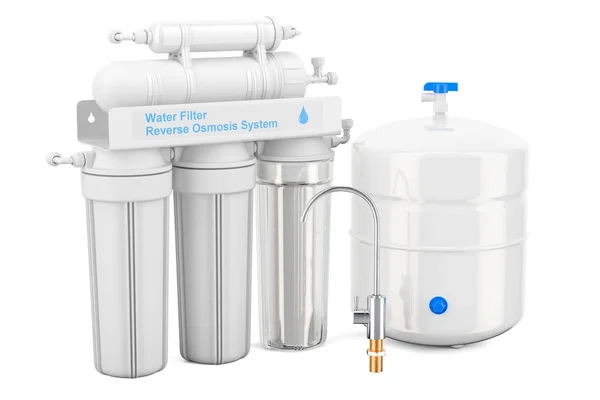 Reverse Osmosis System, 3D rendering — Stock Photo, Image