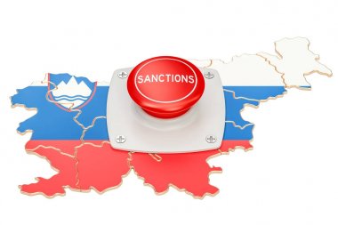 Harita Slovenya, 3d render yaptırımlar düğmesini