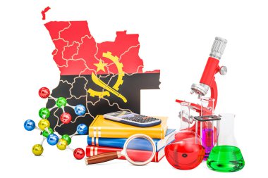 Angola kavramı, 3d render bilimsel araştırma