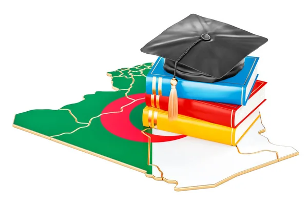 Освіта в Алжирі концепції, 3d-рендерінг — стокове фото