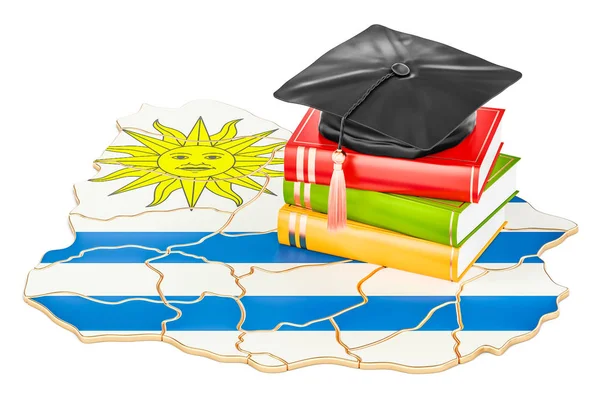 Uruguay koncepció, 3d rendering oktatás — Stock Fotó