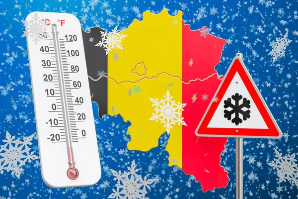 Kar fırtına, kar fırtınaları ve kış fırtına Belçika kavram, 3