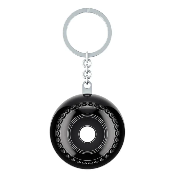 Keychain cu castron de gazon, redare 3D — Fotografie, imagine de stoc