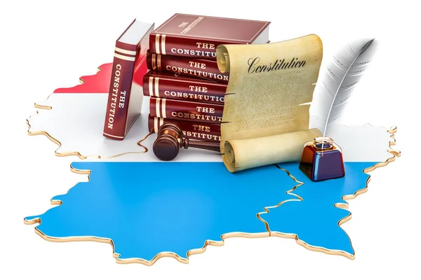 Constitution of Luxembourg concept, 3D rendering — Stock Photo, Image