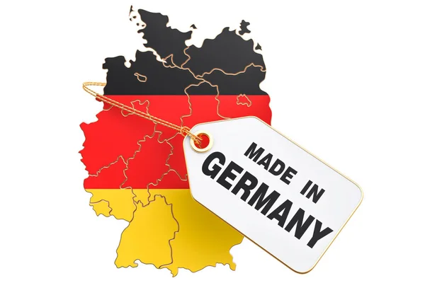 Wykonane w Niemczech koncepcji, renderowania 3d — Zdjęcie stockowe
