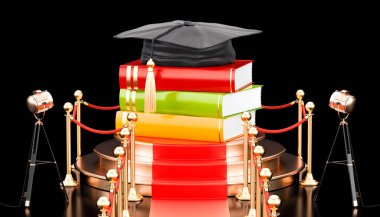 En iyi eğitim kavramı. 3D render